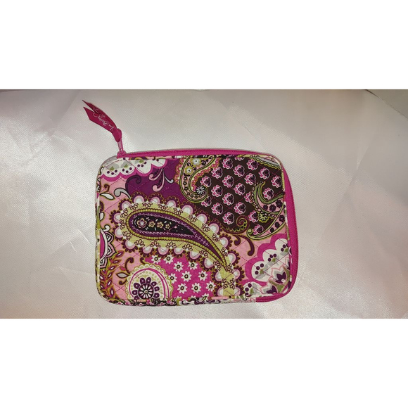 Vera Bradley Very Berry Paisley Zippered Case NWOT - Picture 3 of 7